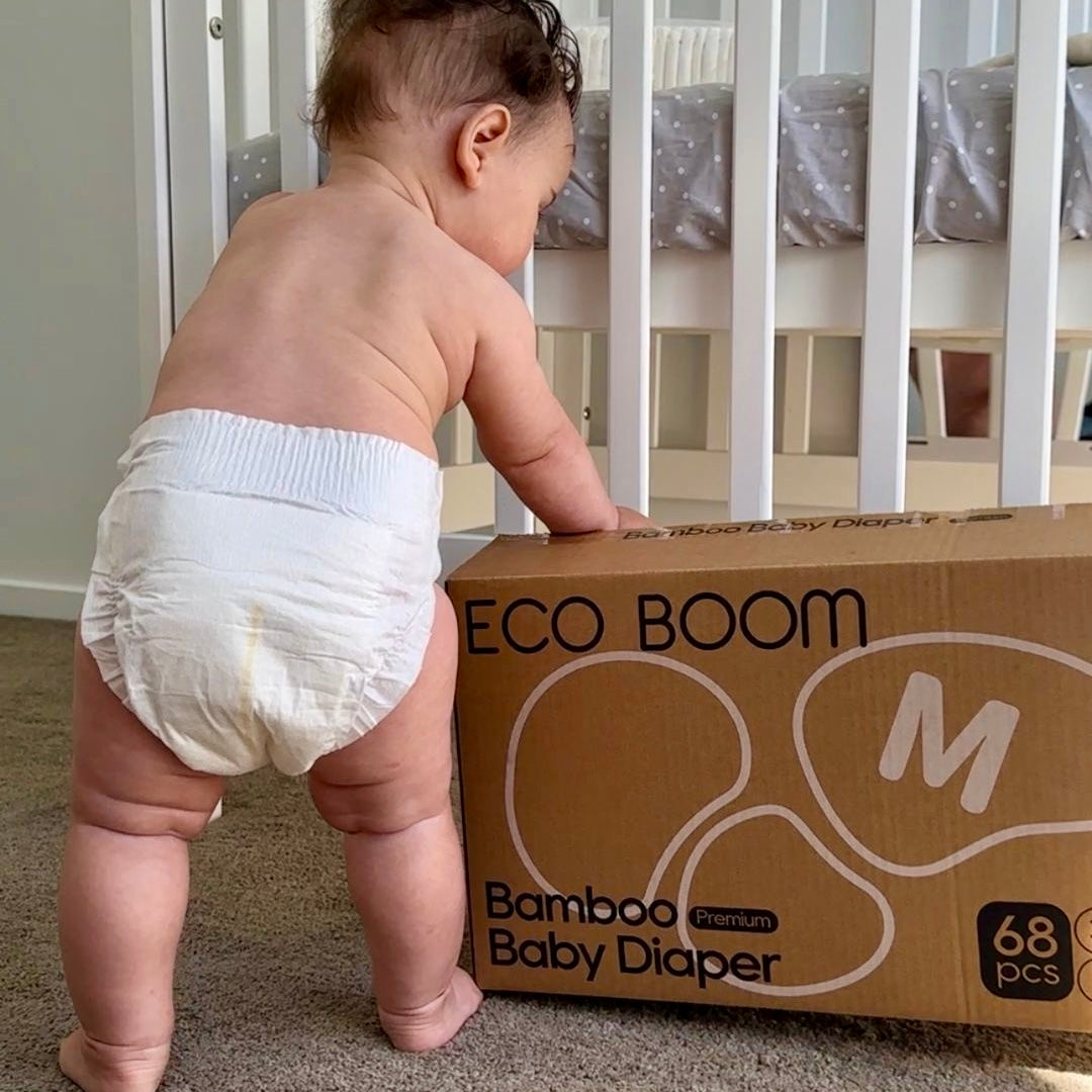 Box of Bamboo Nappies