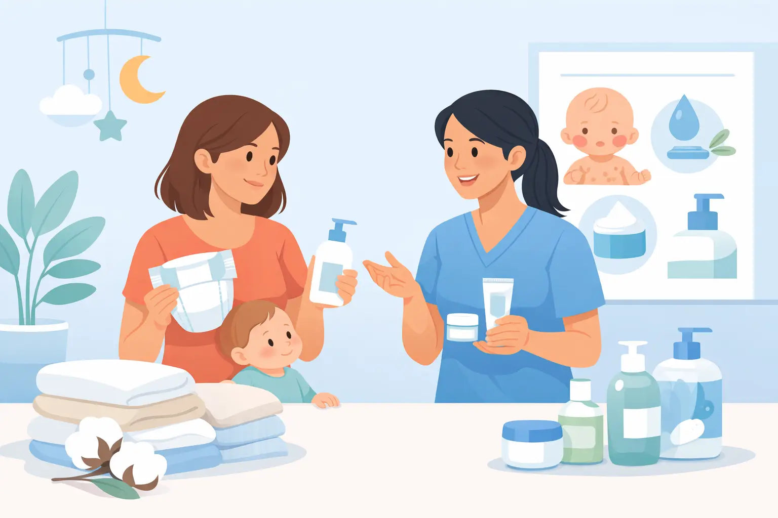 Hypoallergenic Nappies for Eczema: What Helps