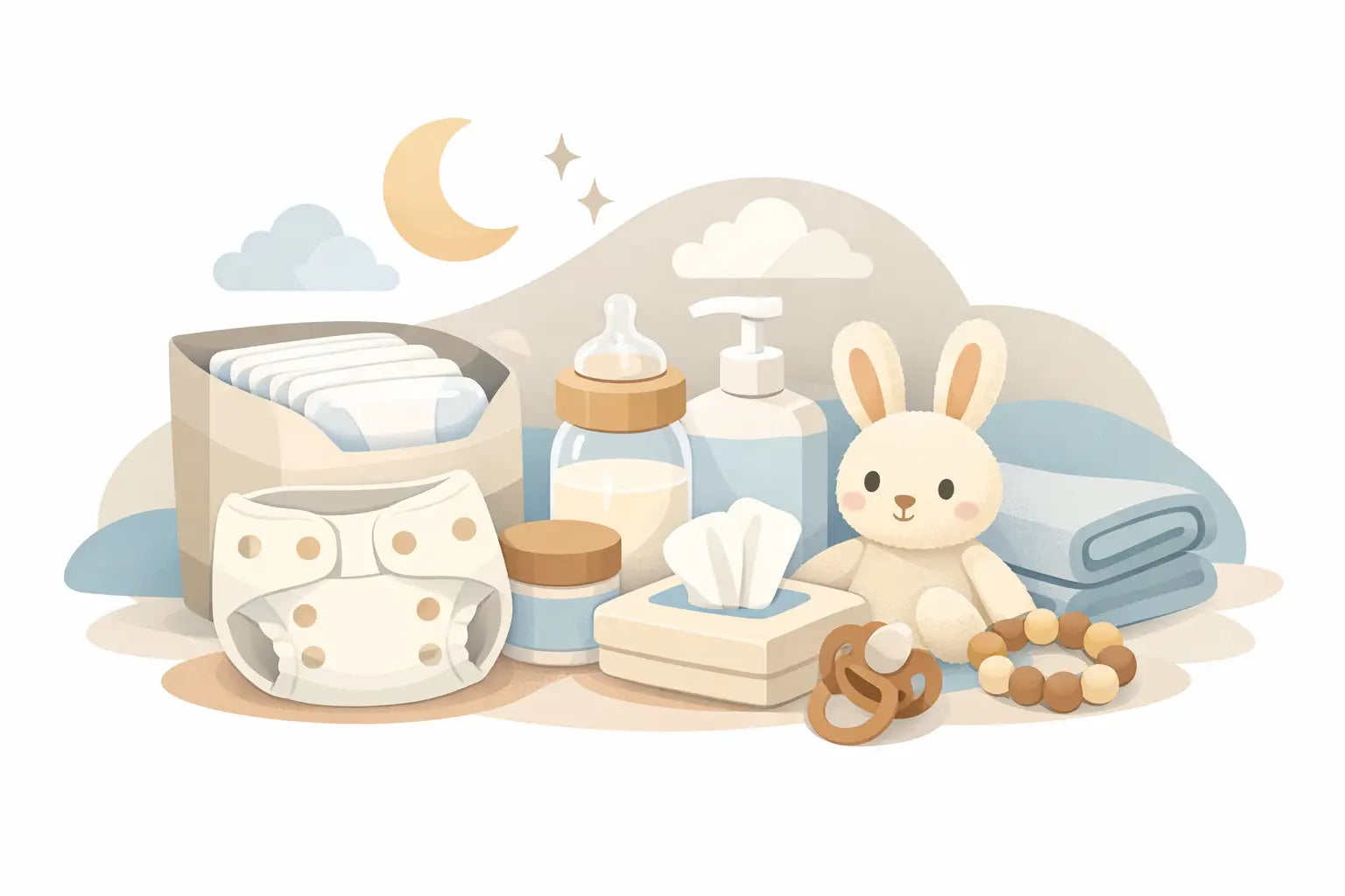 Newborn Nappy Bundle Essentials for Calm Days