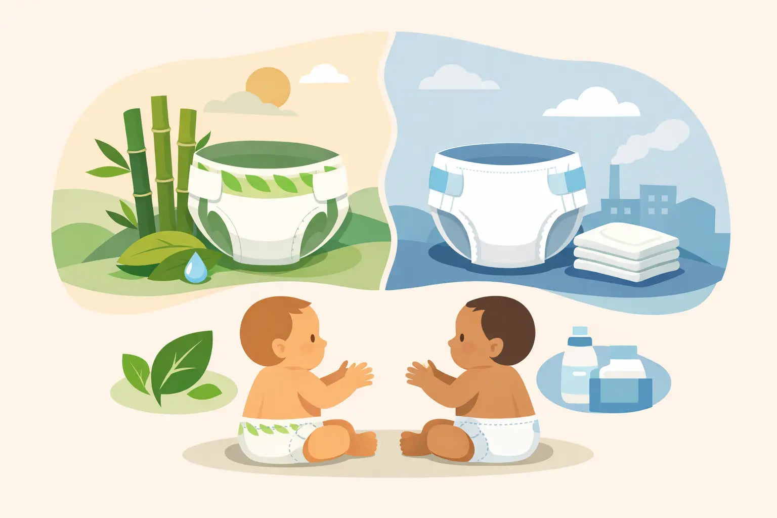 Bamboo Nappies vs Regular: What Parents Notice