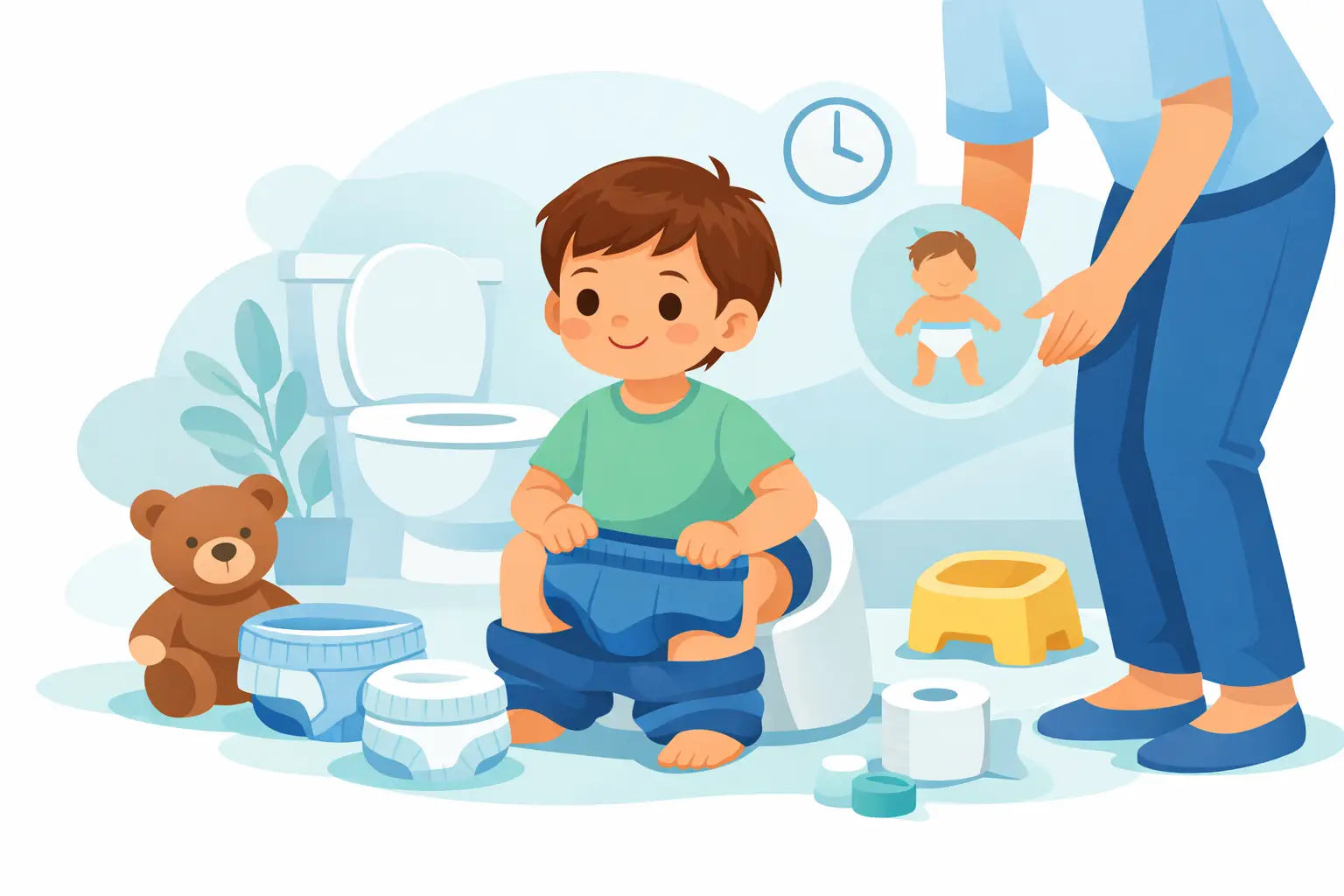Pull Up Pants Toilet Training: When to Start