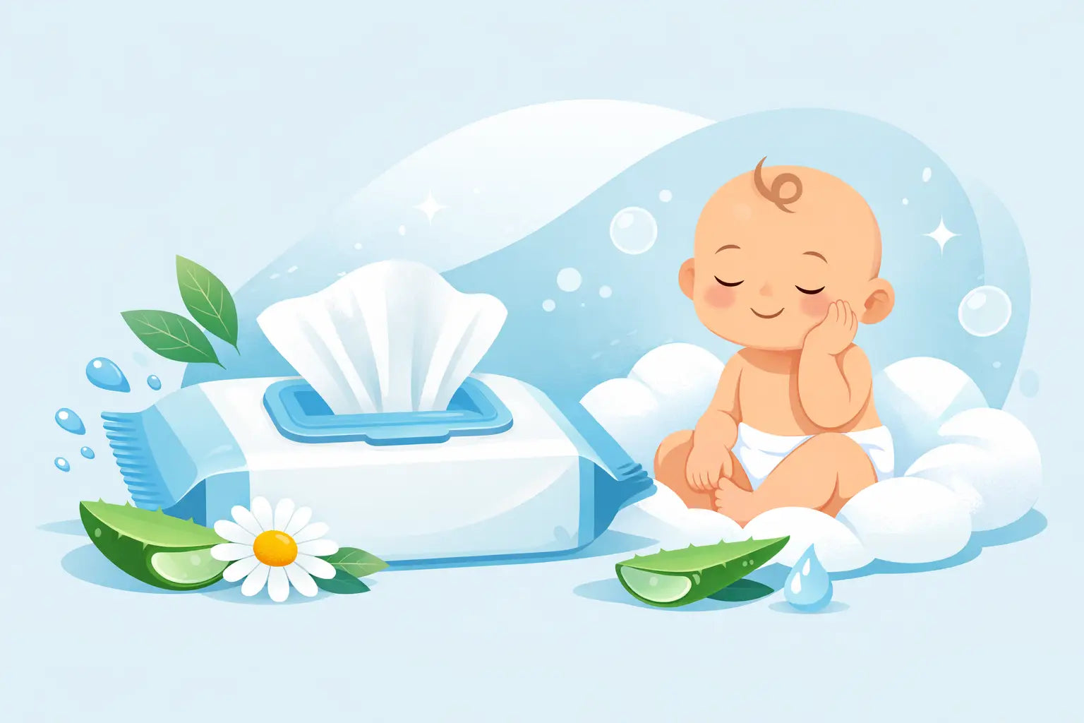 Dermatest Approved Baby Wipes for Delicate Skin