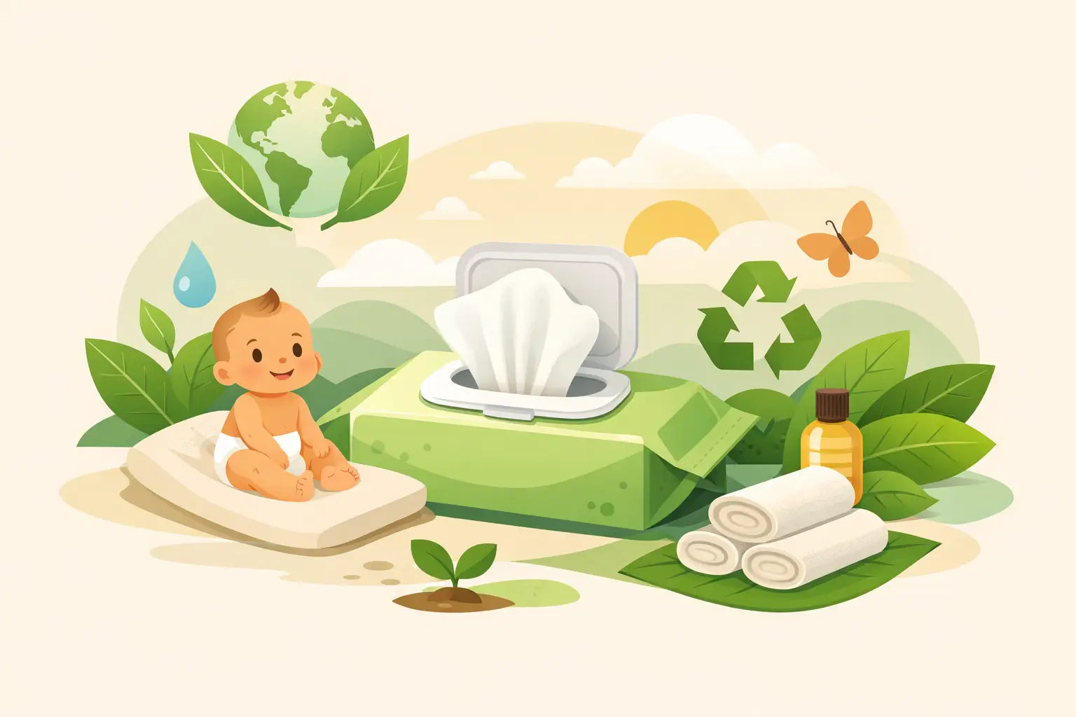 Best Biodegradable Baby Wipes for Gentle Changes