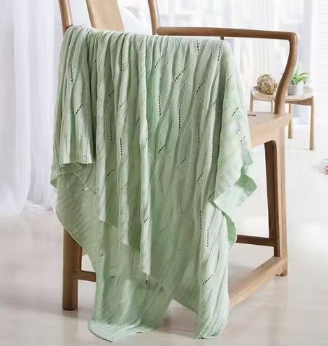 Bamboo Knitted Blanket - Large