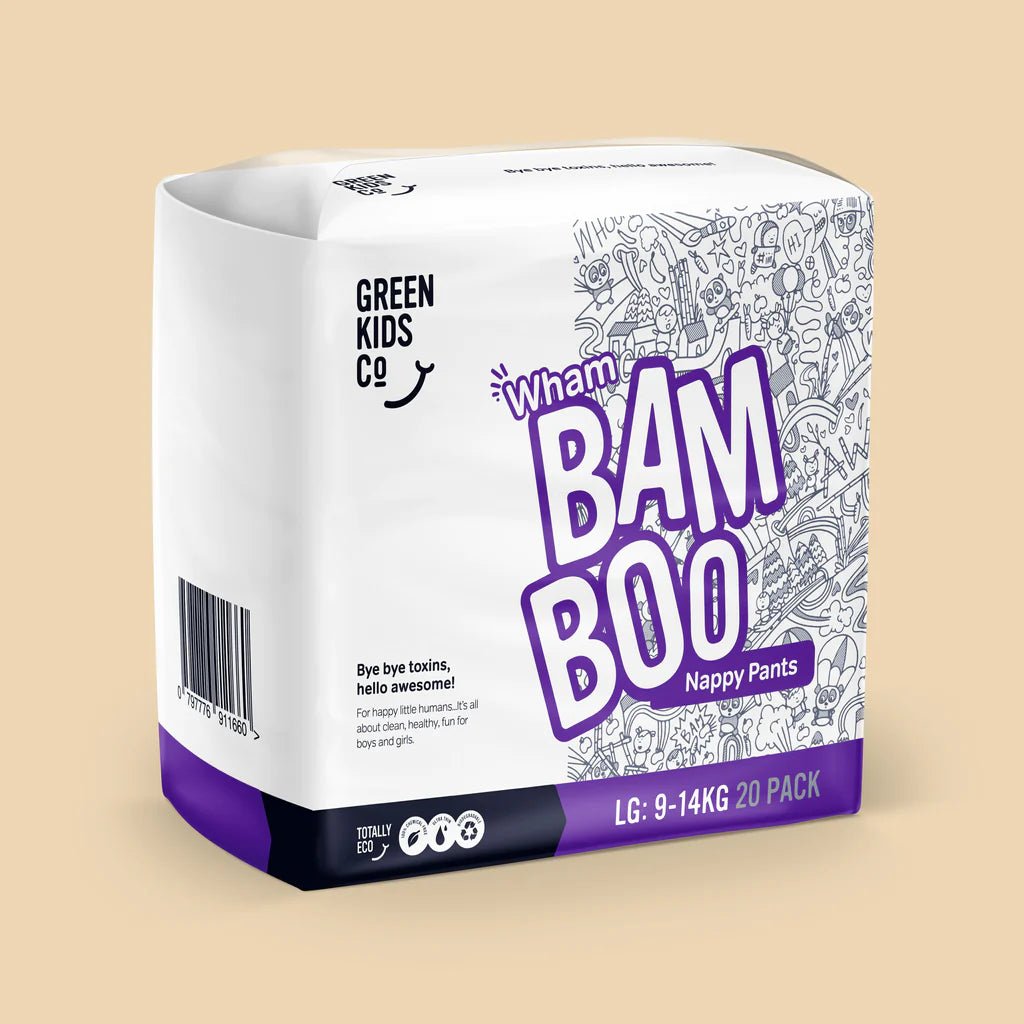 Green Kids Co - Bamboo Nappy Pants - Panda Baby Supplies | Australias Premium Bamboo Eco Nappies & Wipes